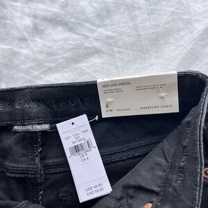 american eagle: high rise shortie shorts